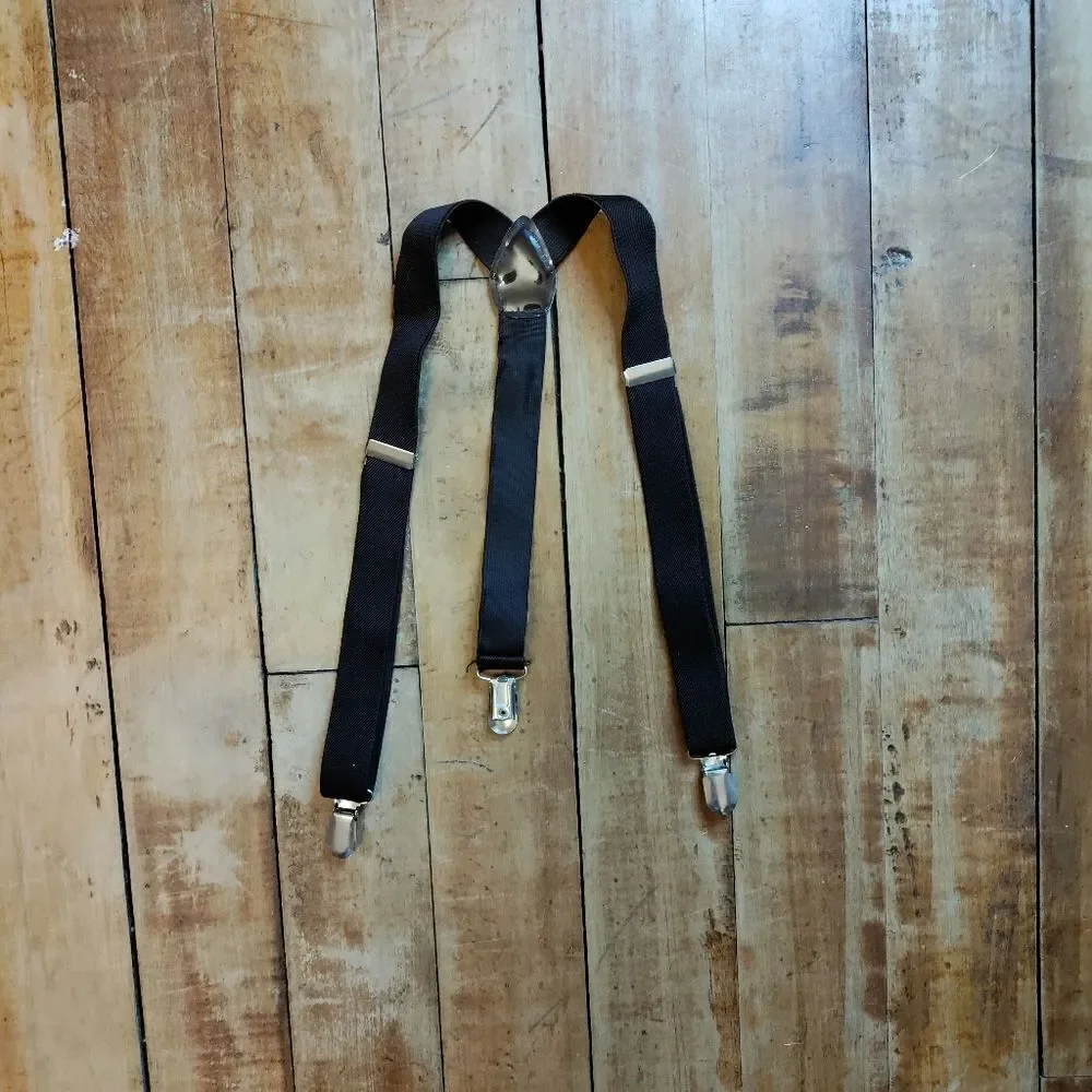Boys suspenders brown adjustable size small to medium wedding Easter costume